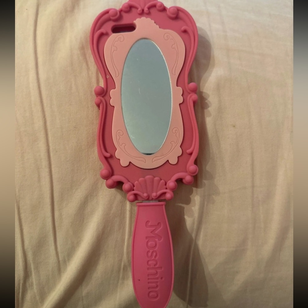 Moschino mirror phone case